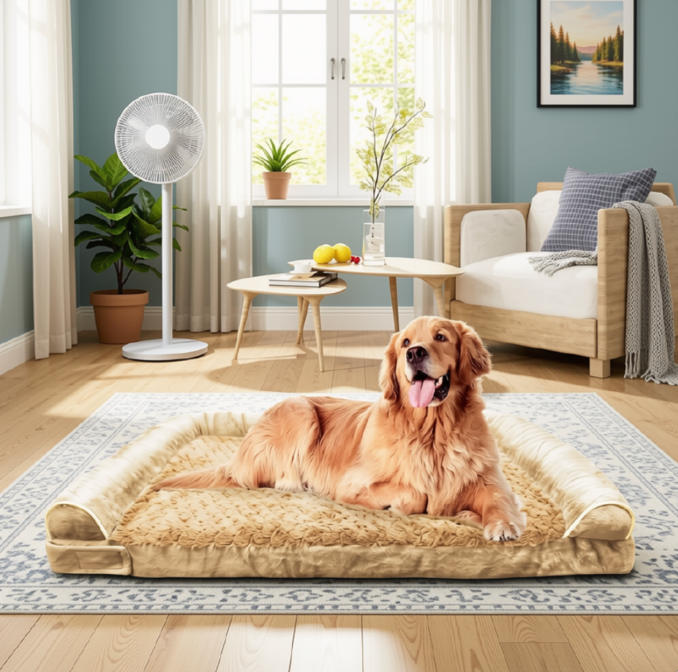 GentleStride Orthopedic Memory Foam Dog Bed | Waterproof & Washable Support Bed